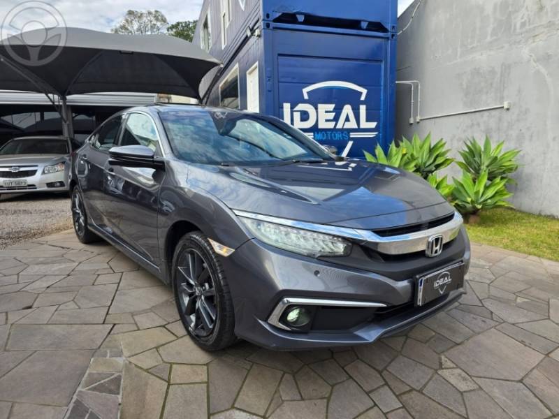 HONDA - CIVIC 1.5 16V TOURING TURBO 4P AUTOMÁTICO - 2020/2020 - CINZA - R$ 139.900,00