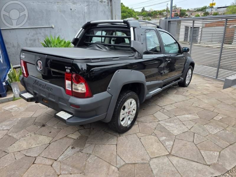 FIAT - STRADA 1.8 MPI ADVENTURE CD 16V FLEX 2P MANUAL - 2011/2011 - PRETA - R$ 47.900,00